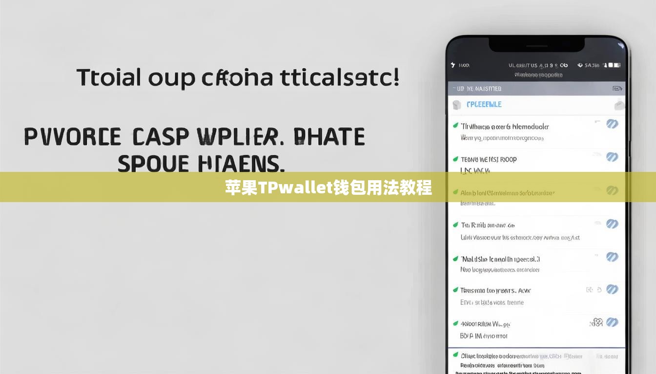苹果TPwallet钱包用法教程