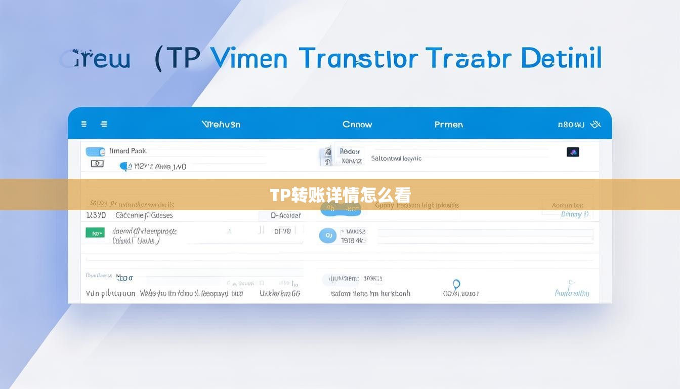 TP转账详情怎么看