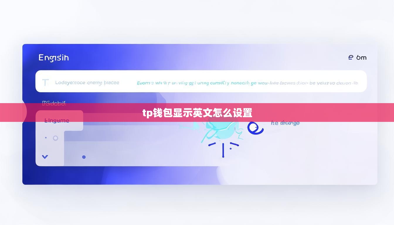 tp钱包显示英文怎么设置
