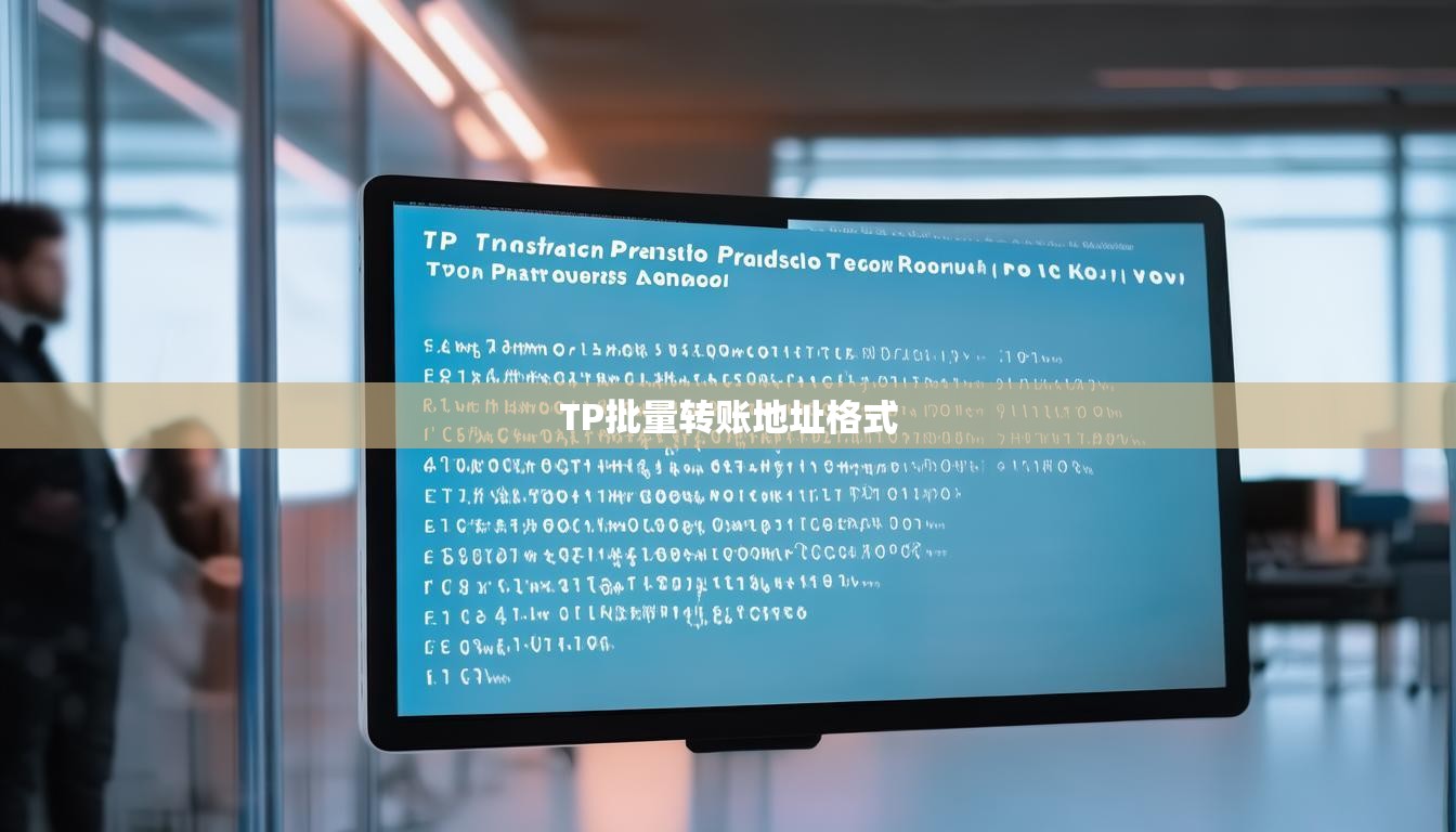TP批量转账地址格式
